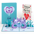 Lovepop Love You A-Lotl Distance Can’t Stop My Love Valentine Pop-Up Card and Sentiment Set