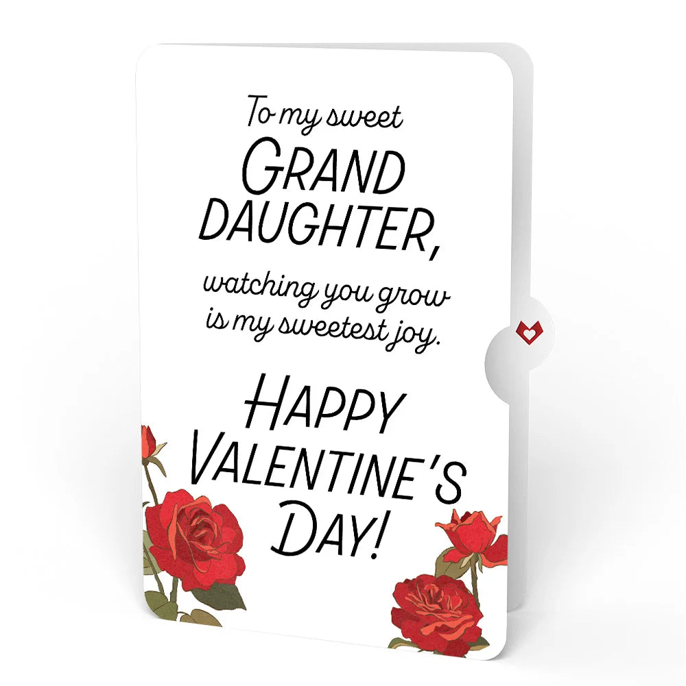 Lovepop I Love You Roses Valentine Pop-Up Card and Sentiment Set for Granddaughter Cream