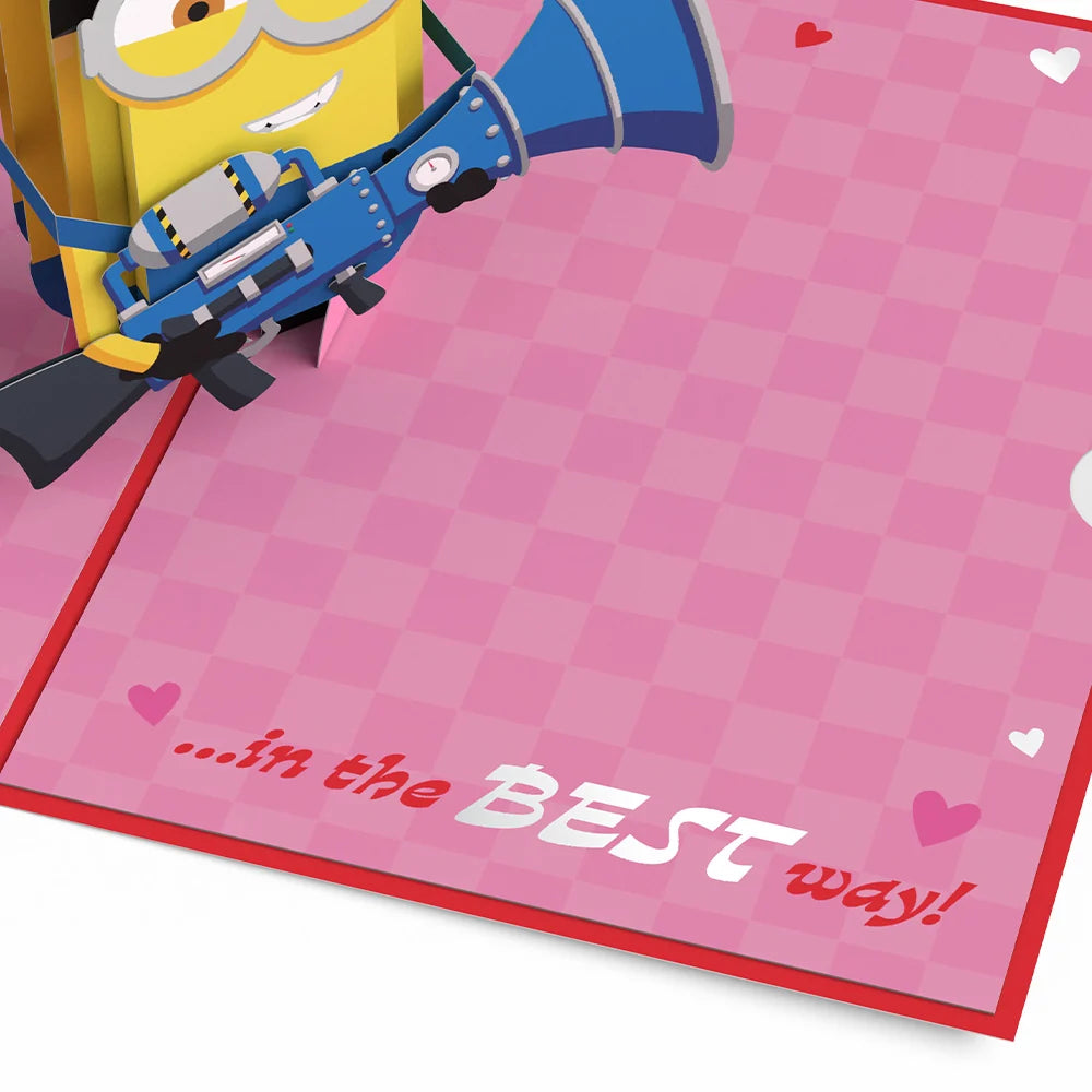 Lovepop Minions Love Stinks Pop-Up Card