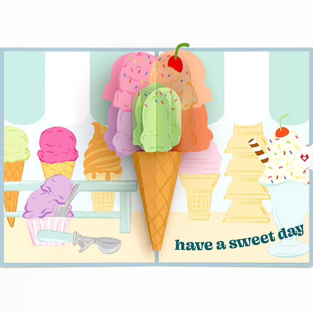 Lovepop Sweet Day Ice Cream Pop-Up Card