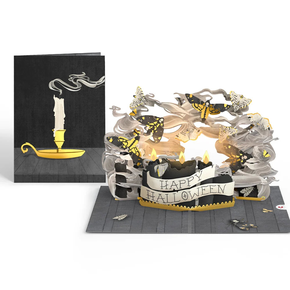 Lovepop Halloween Candlelight Light-Up Pop-Up Card Candle