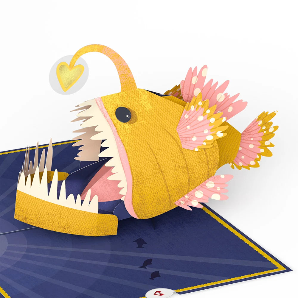 Lovepop You Are My Sunshine Anglerfish Mother’s Day Pop-Up Card and Angler Glow Feliz Día De Las Madres Sentiment Set for Mom