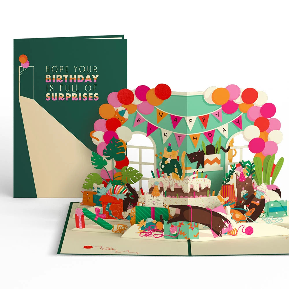 Lovepop Birthday Cats 5-Pack