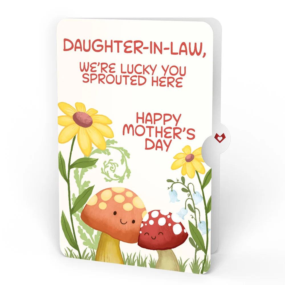 Lovepop ‘Love You So Mush’ Mother’s Day Plushpop Card and Sentiment Set for Daughter-in-law Cream