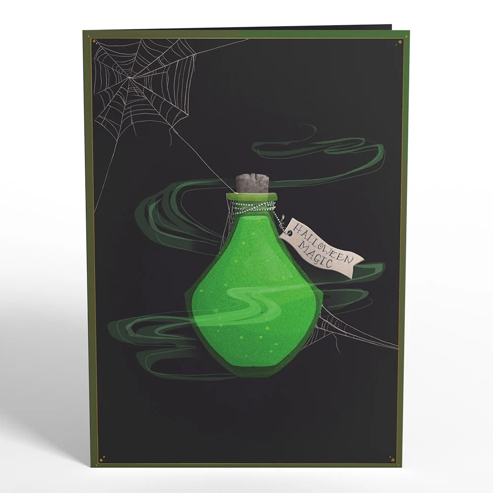 Lovepop Halloween Apothecary Pop-Up Card Bottle