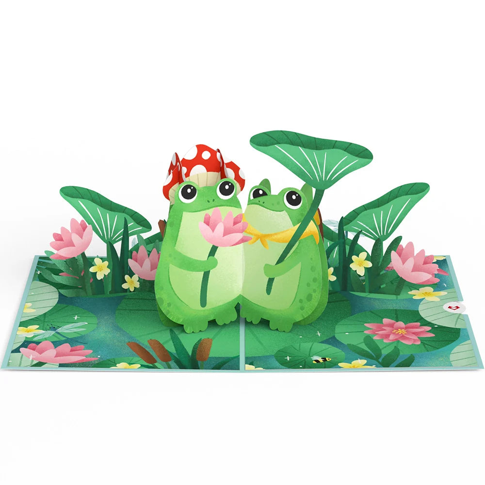 Lovepop Time Well Spent Frogs Pop-Up Card