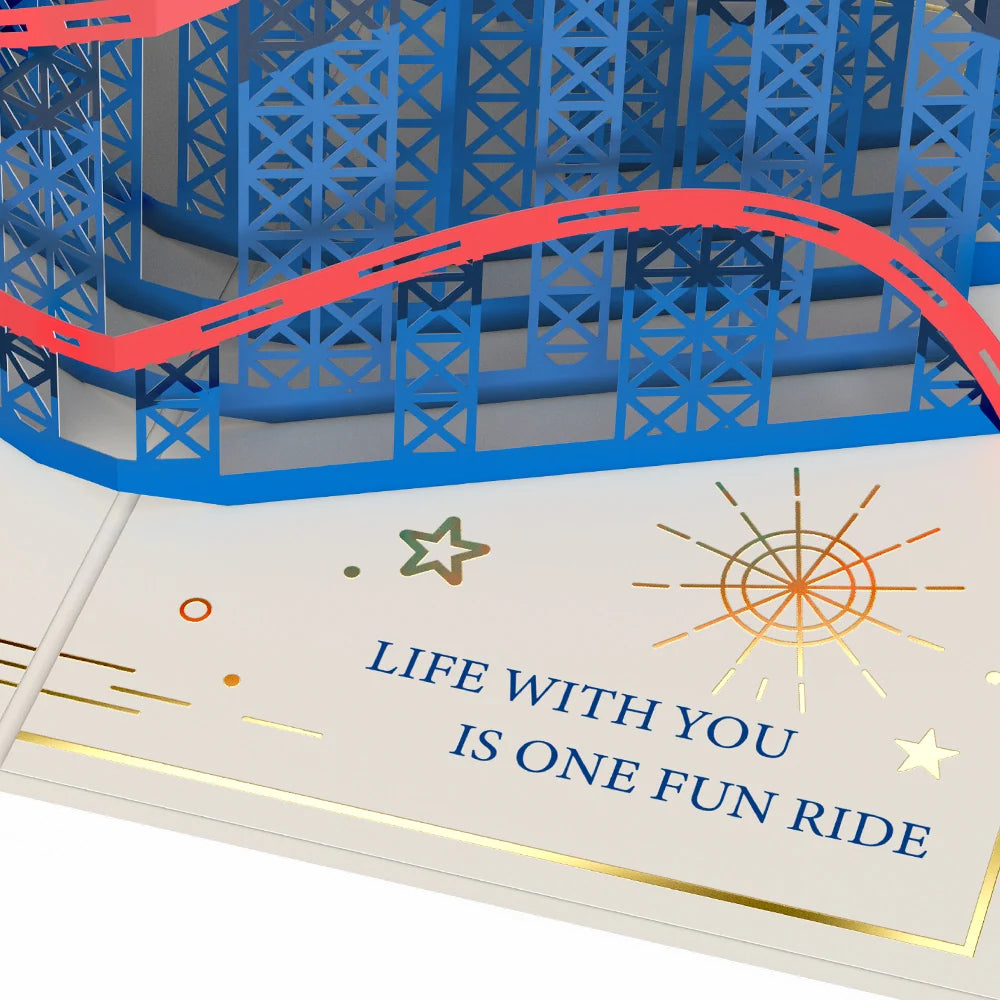 Lovepop Love Rollercoaster Pop-Up Card