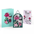 Lovepop Bee Mine Suncatcher The Sweetest Beginning Valentine Pop-Up Card and Sentiment Set Glass