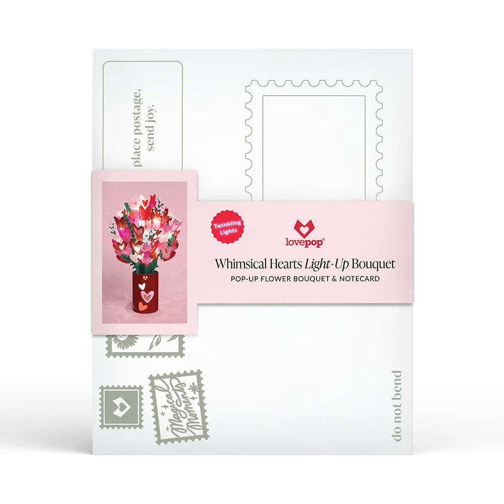 Lovepop You Light Up My Life Light-Up Pop-Up Card & Bouquet Bundle