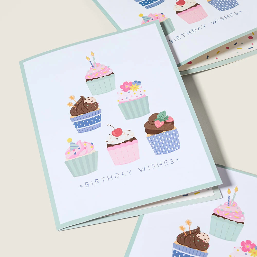 Lovepop ‘Birthday Wishes’ Cupcake Cat Plushpop Card