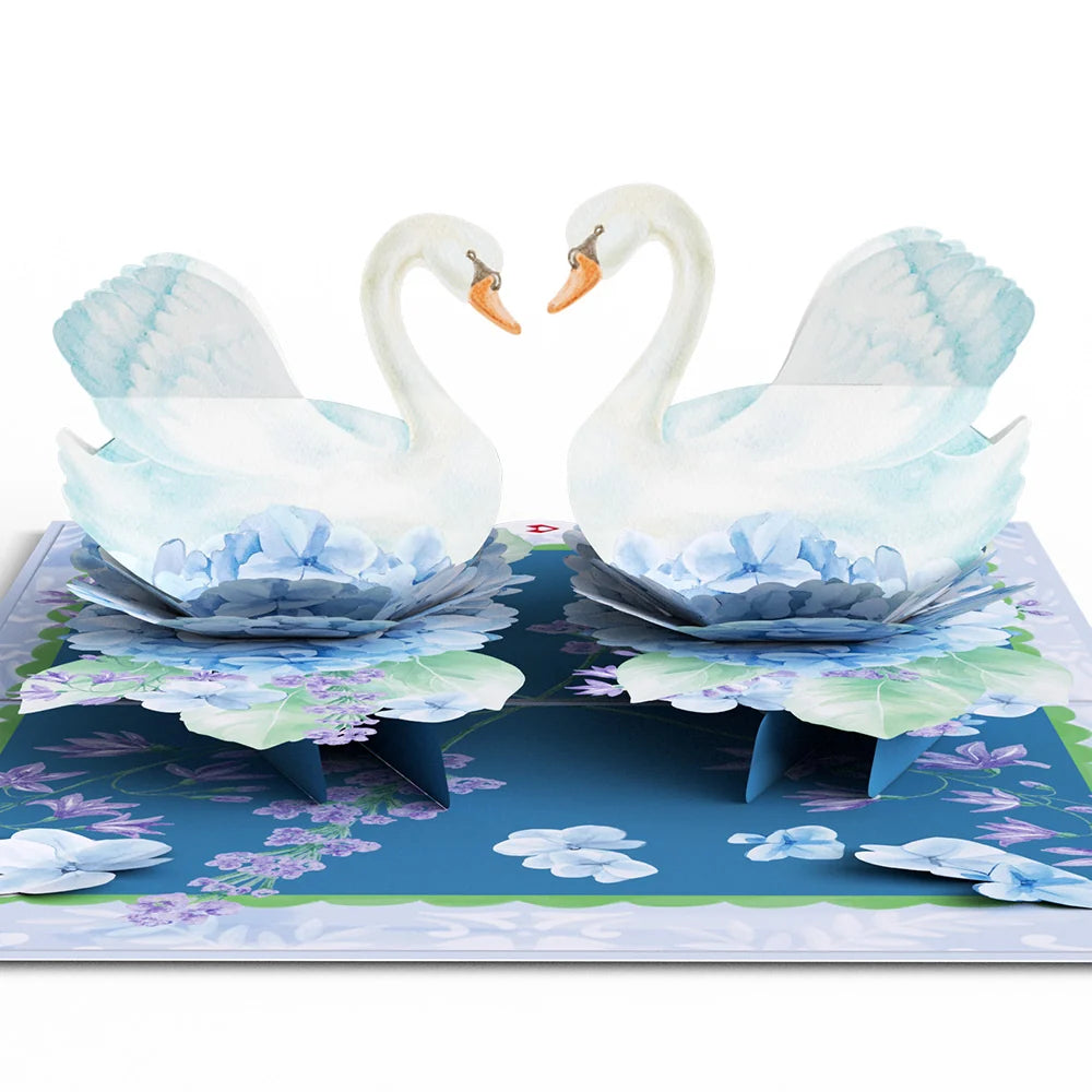 Lovepop Always and Forever Swans Pop-Up Card