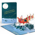 Lovepop Night Sky Santa Sleigh Pop-Up Card