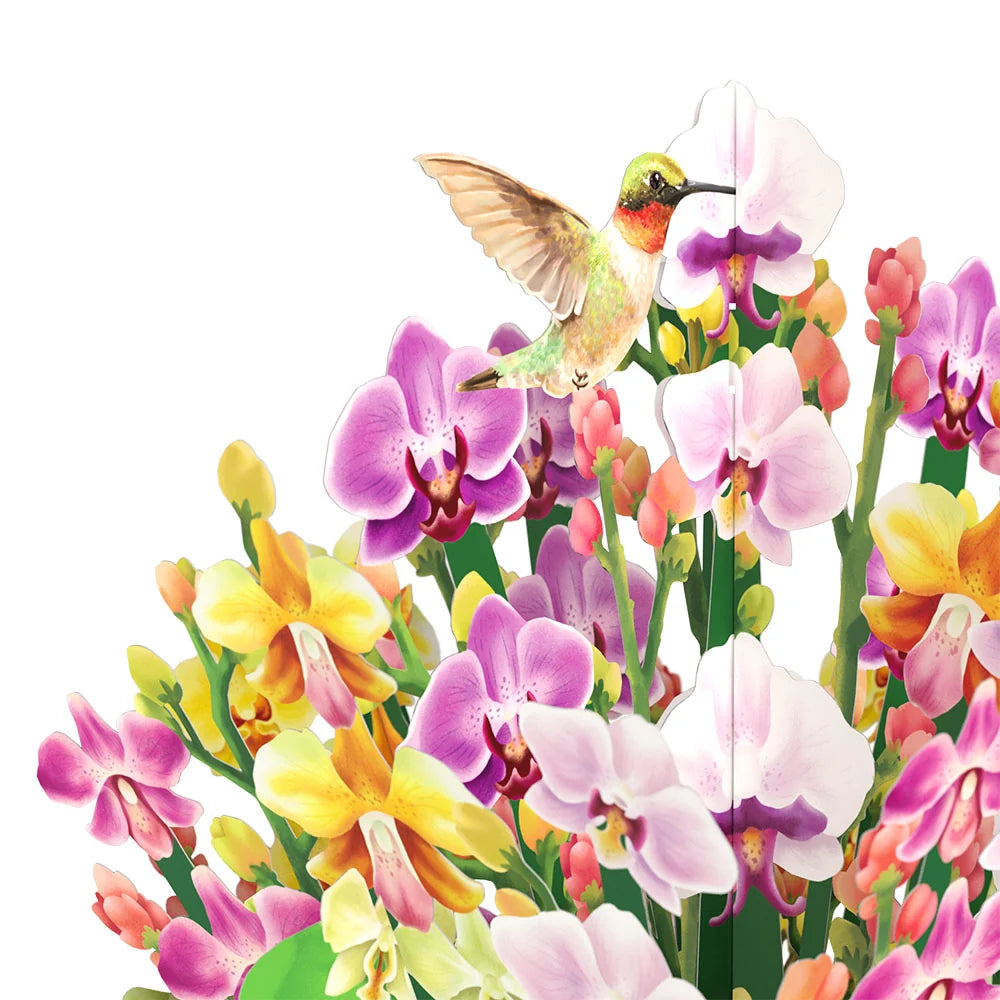 Lovepop Orchid Mother’s Day Bouquet and Sentiment Set for Daughter Vase