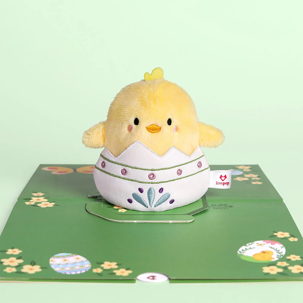 Lovepop Spring Chick Plushpop Card