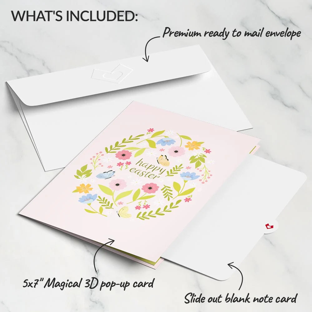 Lovepop Happy Easter Bunny Amid the Blossoms Pop-Up Card