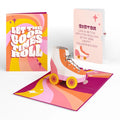 Lovepop Let the Good Times Roll Roller Skate Valentine Pop-Up Card and Sentiment Set for Sister