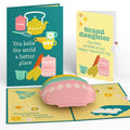 Lovepop You Bake the World a Better Place Valentine Pop-Up Card and Sentiment Set for Granddaughter Bowl