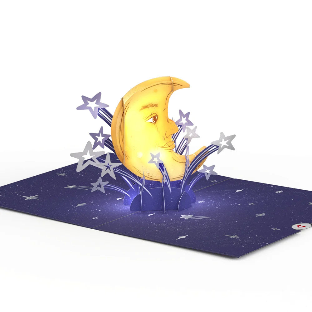 Lovepop Love You to the Moon and Back Mother’s Day Light-Up Pop-Up Card and Sentiment Set for Grandma