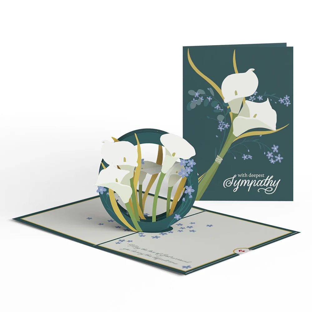 Lovepop Deepest Sympathy Pop-Up Card & Bouquet Bundle