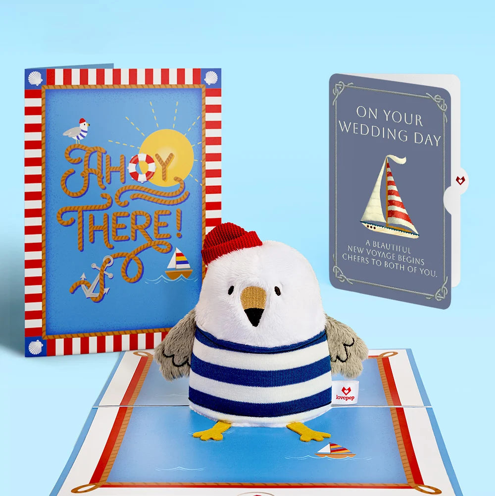 Lovepop ‘Ahoy There’ Wedding Plushpop Card and Sentiment Set