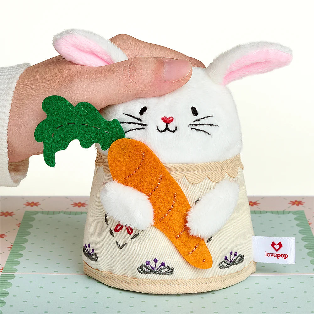 Lovepop ‘Happy Easter Wishes’ Bunny Plushpop Card