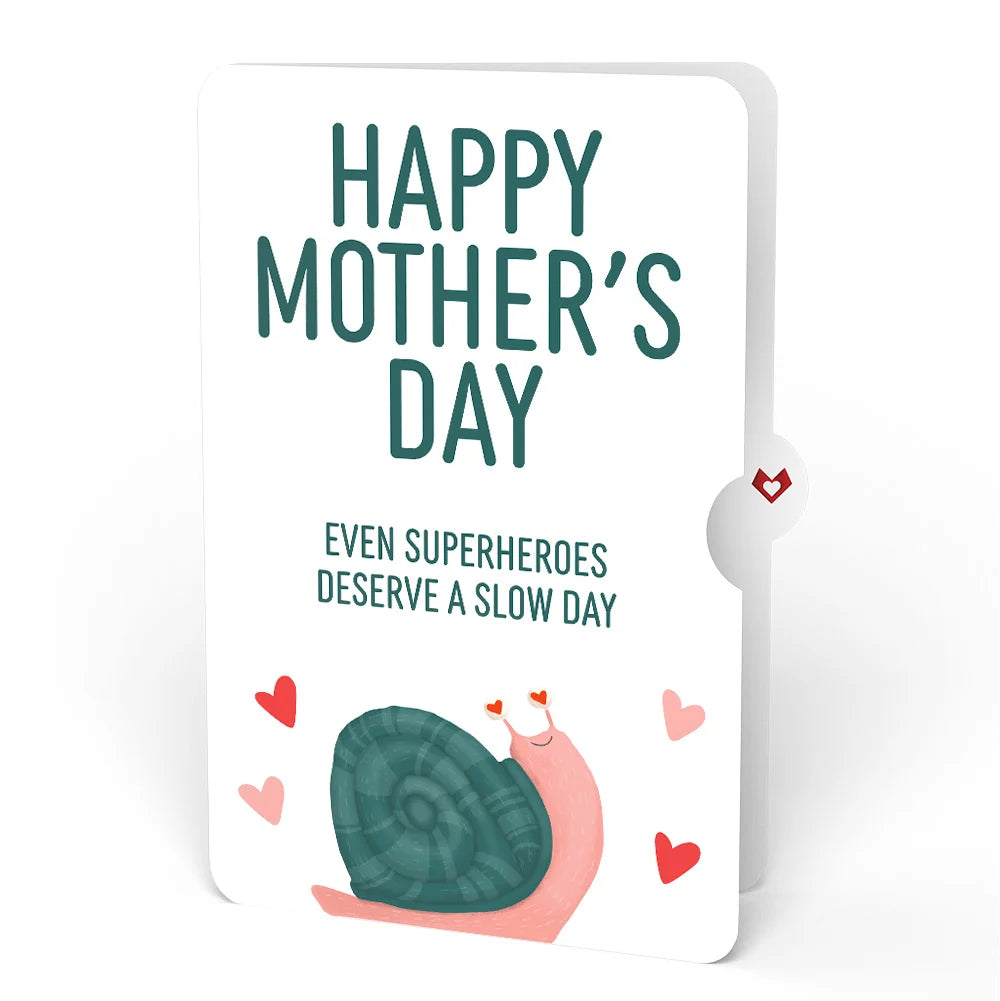 Lovepop Love You Slow Much Snail Mother’s Day Pop-Up Card and Blushing Slooooow Snail Sentiment Set for Mom