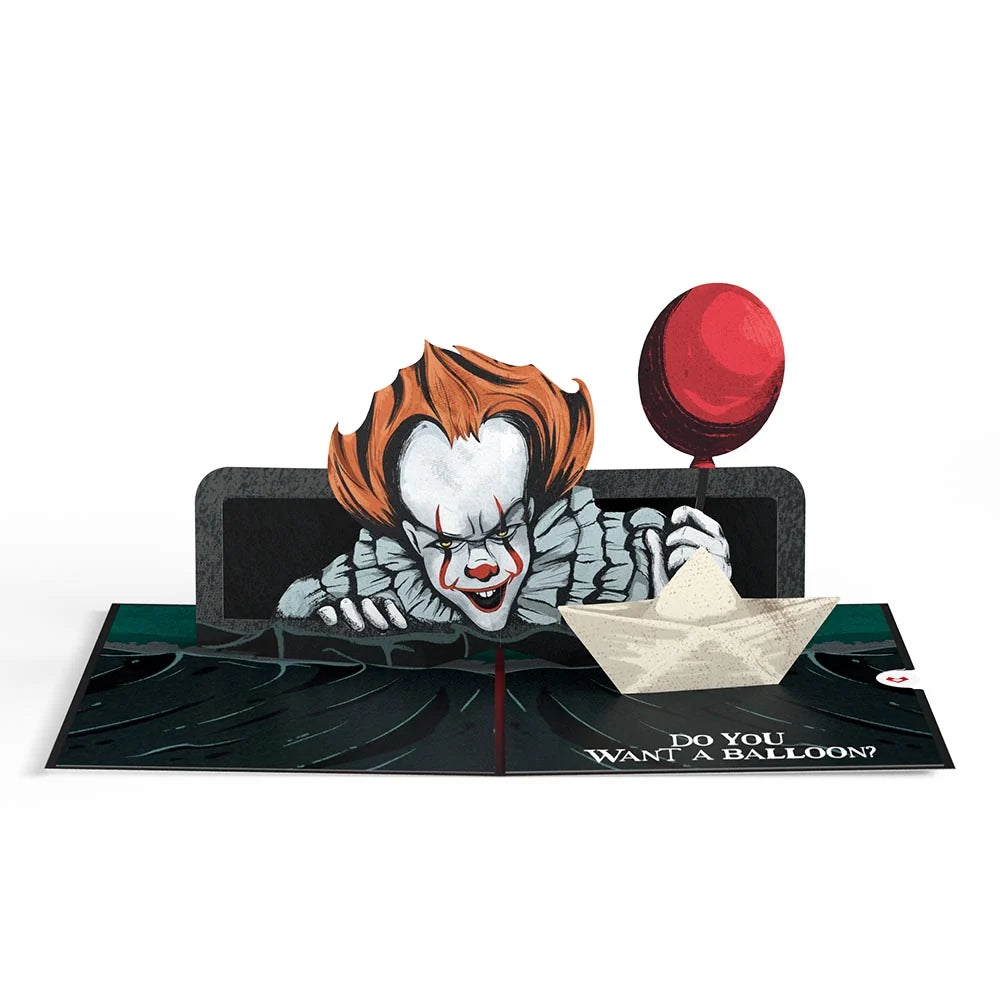 Lovepop IT Pennywise Birthday Pop-Up Card