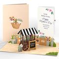 Lovepop Thinking of You Flower Cart Mother’s Day Pop-Up Card and Sentiment Set for Mother-in-law Basket