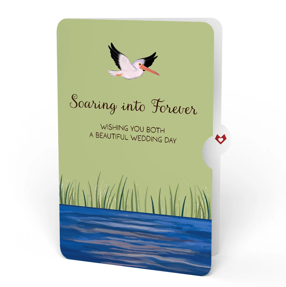 Lovepop Pelican in the Marsh Wedding Pop-Up Card and Sentiment Set