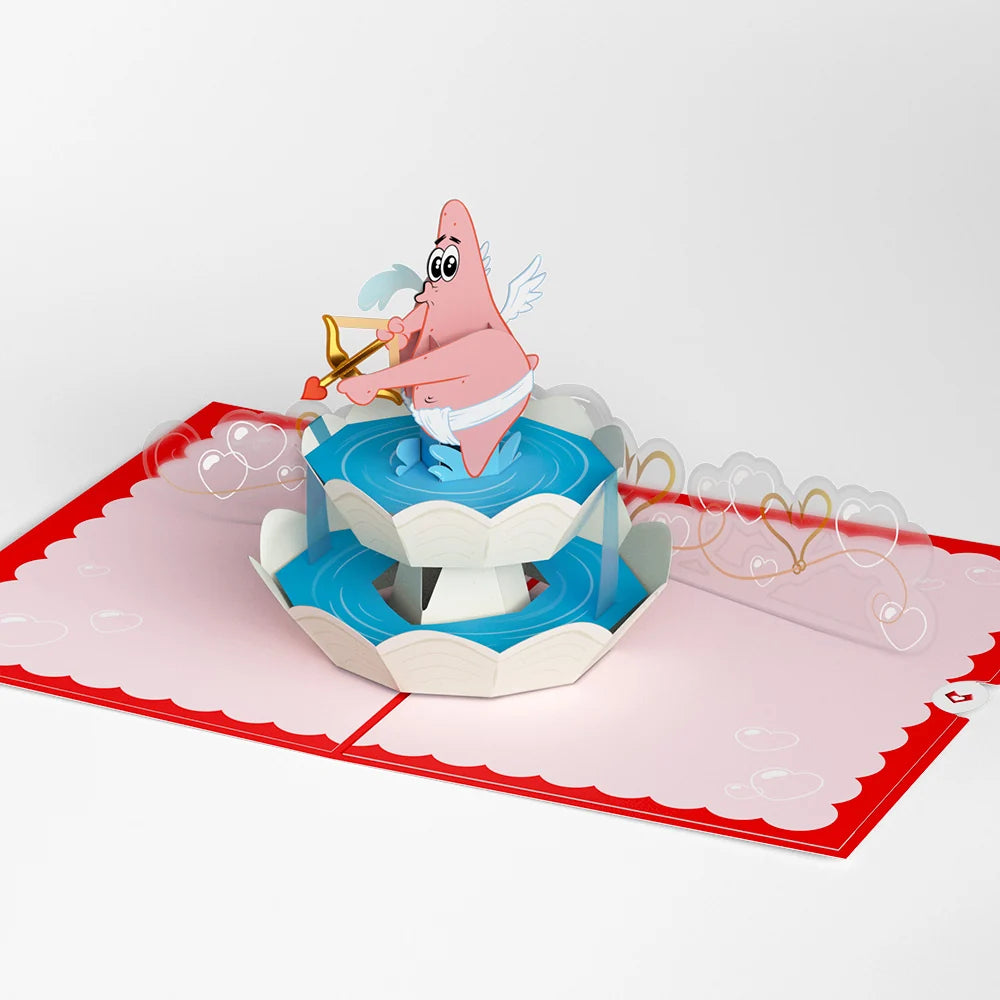 Lovepop SpongeBob SquarePants Patrick Star Hooked On You Pop-Up Card