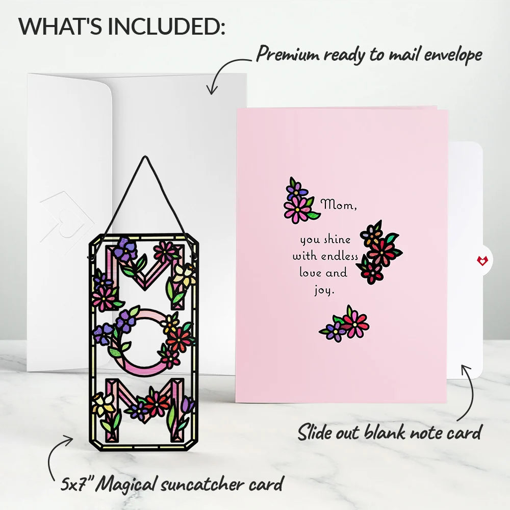 Lovepop Floral Mom Suncatcher Card