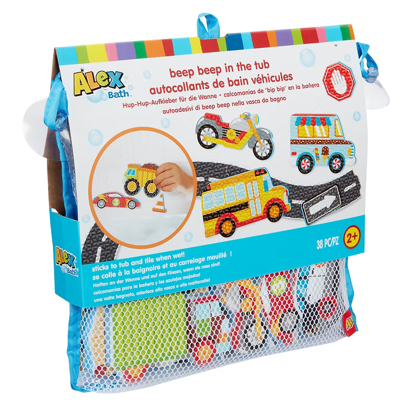 Alex – Bath – Beep Beep Stickers In the Tub Cream