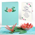 Lovepop Water Lily Dragonfly Mother’s Day Pop-Up Card and Sentiment Set for Step-Mother