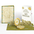 Lovepop Guiding Compass Anniversary Pop-Up Card and Sentiment Set Cream