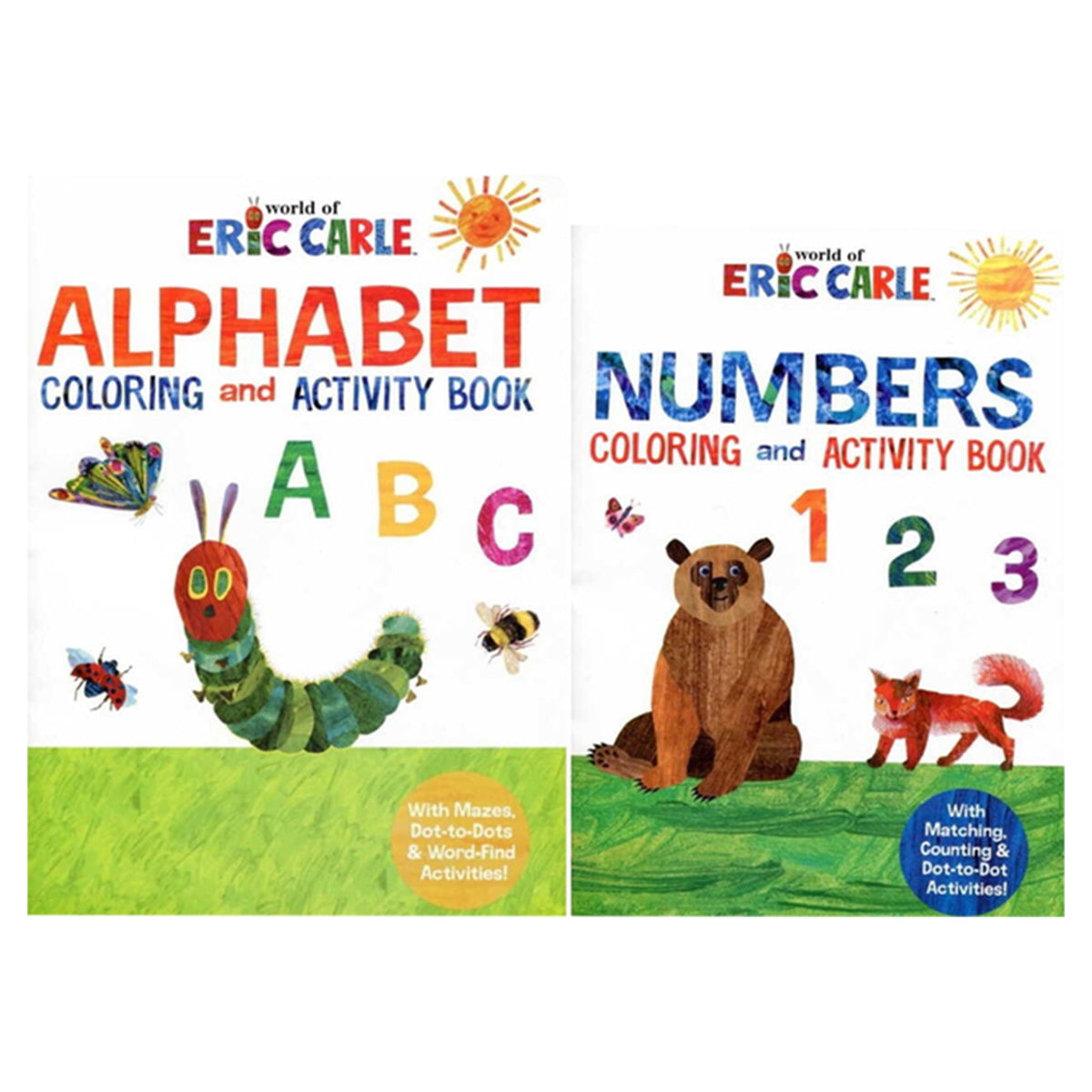 Alphabet/Numbers Colouring & Act Book