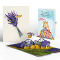 Lovepop Lavender Bicycle Birthday Pop-Up Card and Happy Hamster Sentiment Set