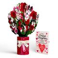 Lovepop I Woof You Dog Valentine Bouquet and Sentiment Set for Granddaughter Vase