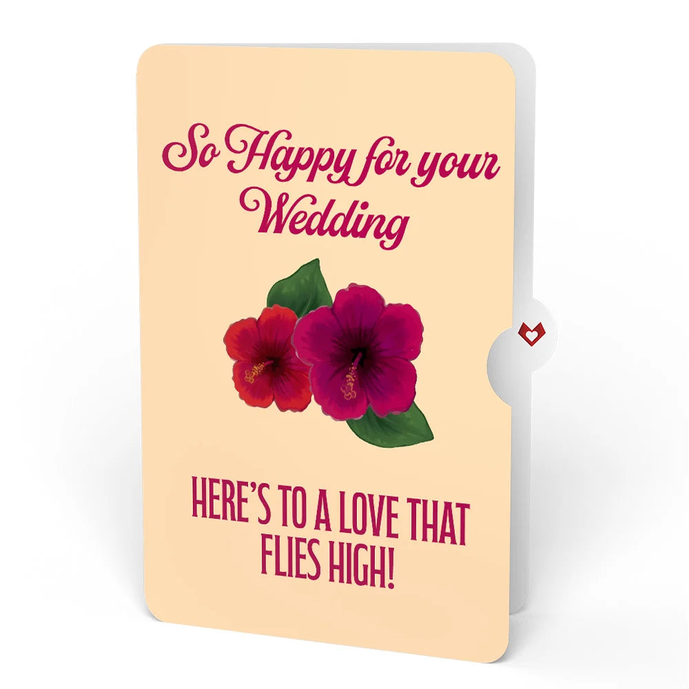 Lovepop Rainforest Toucan Wedding Pop-Up Card and Hibiscus Sentiment Set