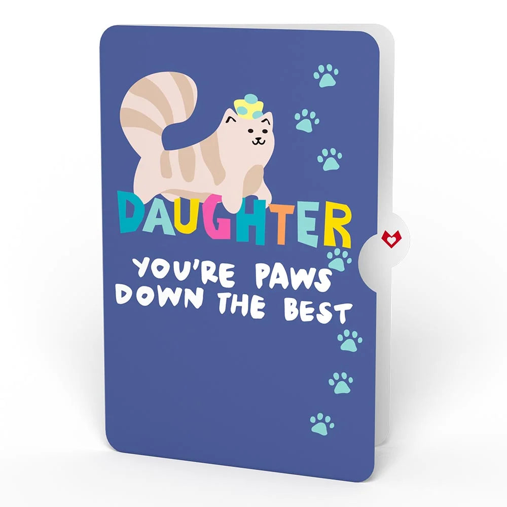Lovepop Happy Birthday Cats Pop-Up Card and Sentiment Set for Daughter