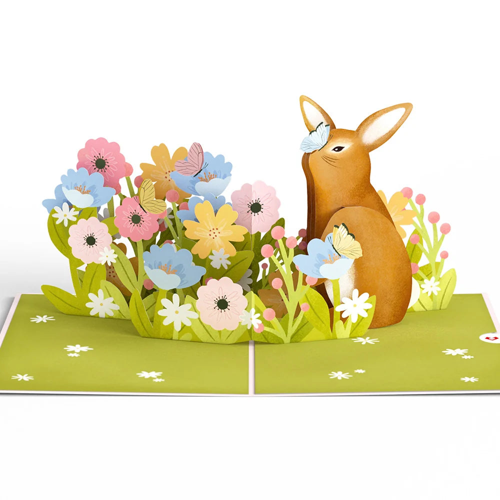 Lovepop Happy Easter Bunny Amid the Blossoms Pop-Up Card