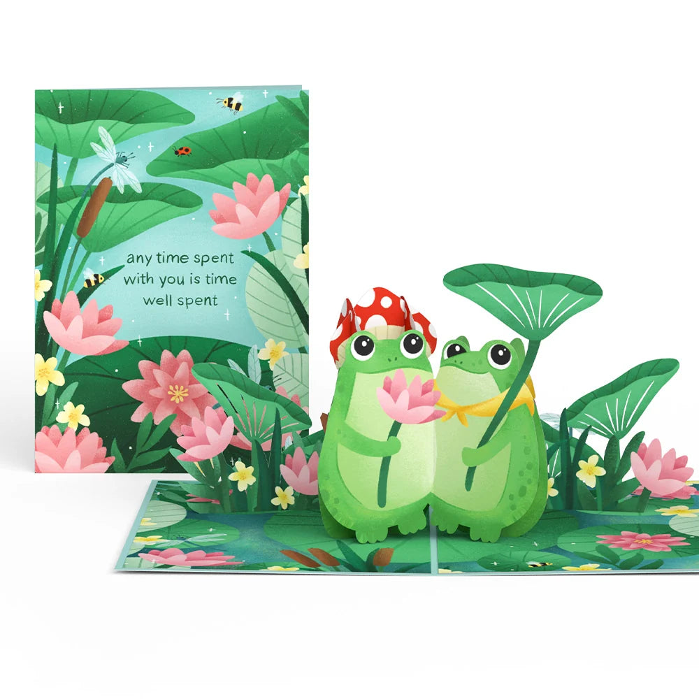 Lovepop Time Well Spent Frogs Pop-Up Card