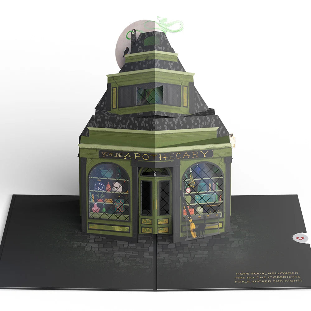 Lovepop Halloween Apothecary Pop-Up Card Bottle
