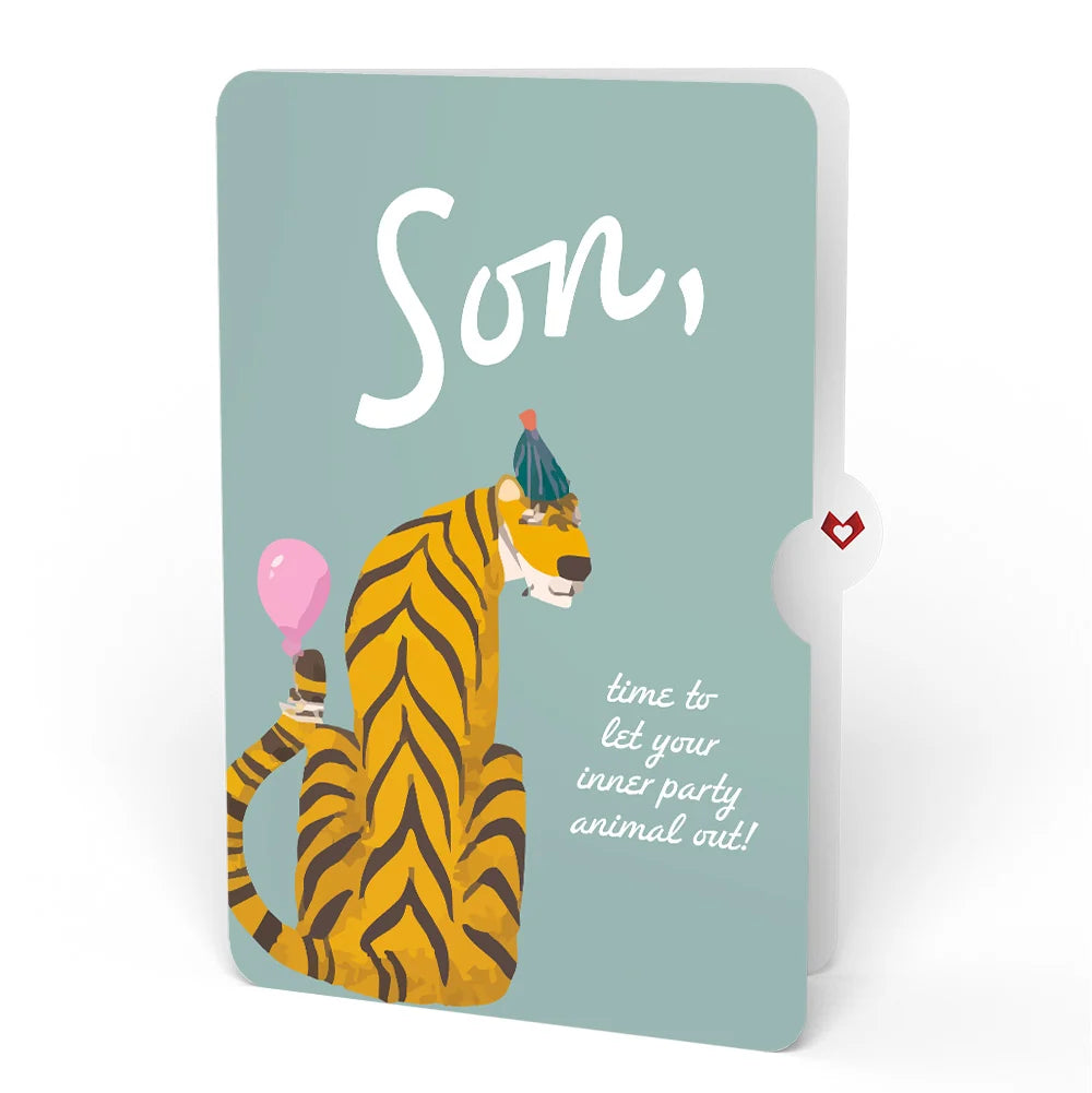Lovepop Party Animals Birthday Pop-Up Card and Sentiment Set for Son