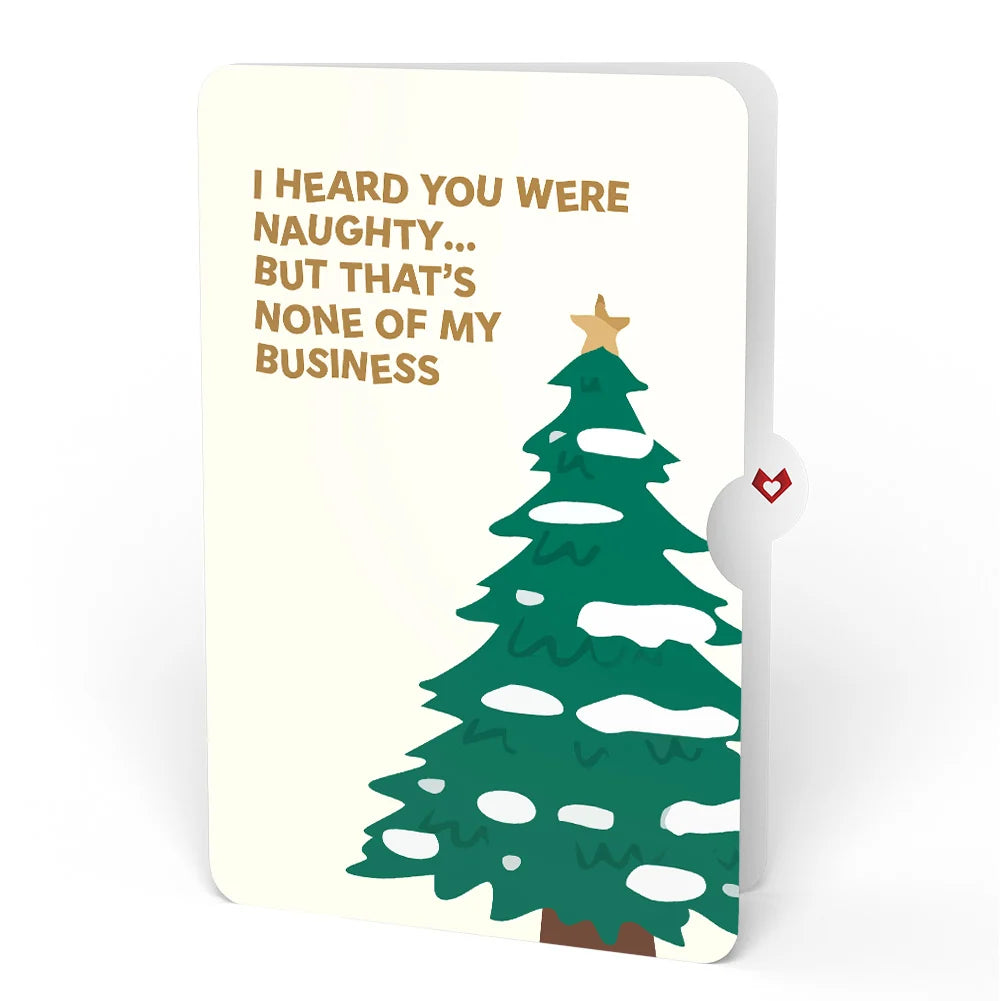 Lovepop Christmas Gnomes Pop-Up Card and Funny Tree Sentiment Set Cream