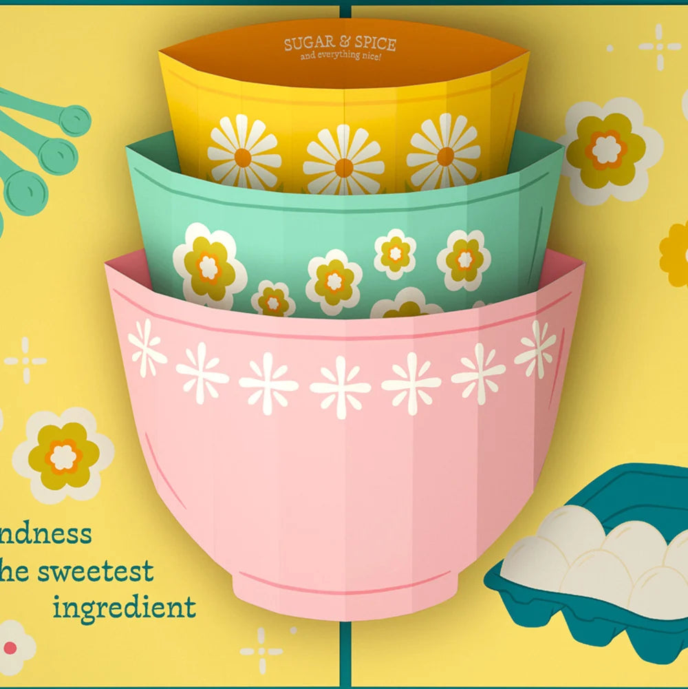 Lovepop You Bake the World a Better Place Valentine Pop-Up Card and Sentiment Set for Granddaughter Bowl