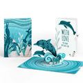 Lovepop Playful Dolphins Love Pop-Up Card and Sentiment Set