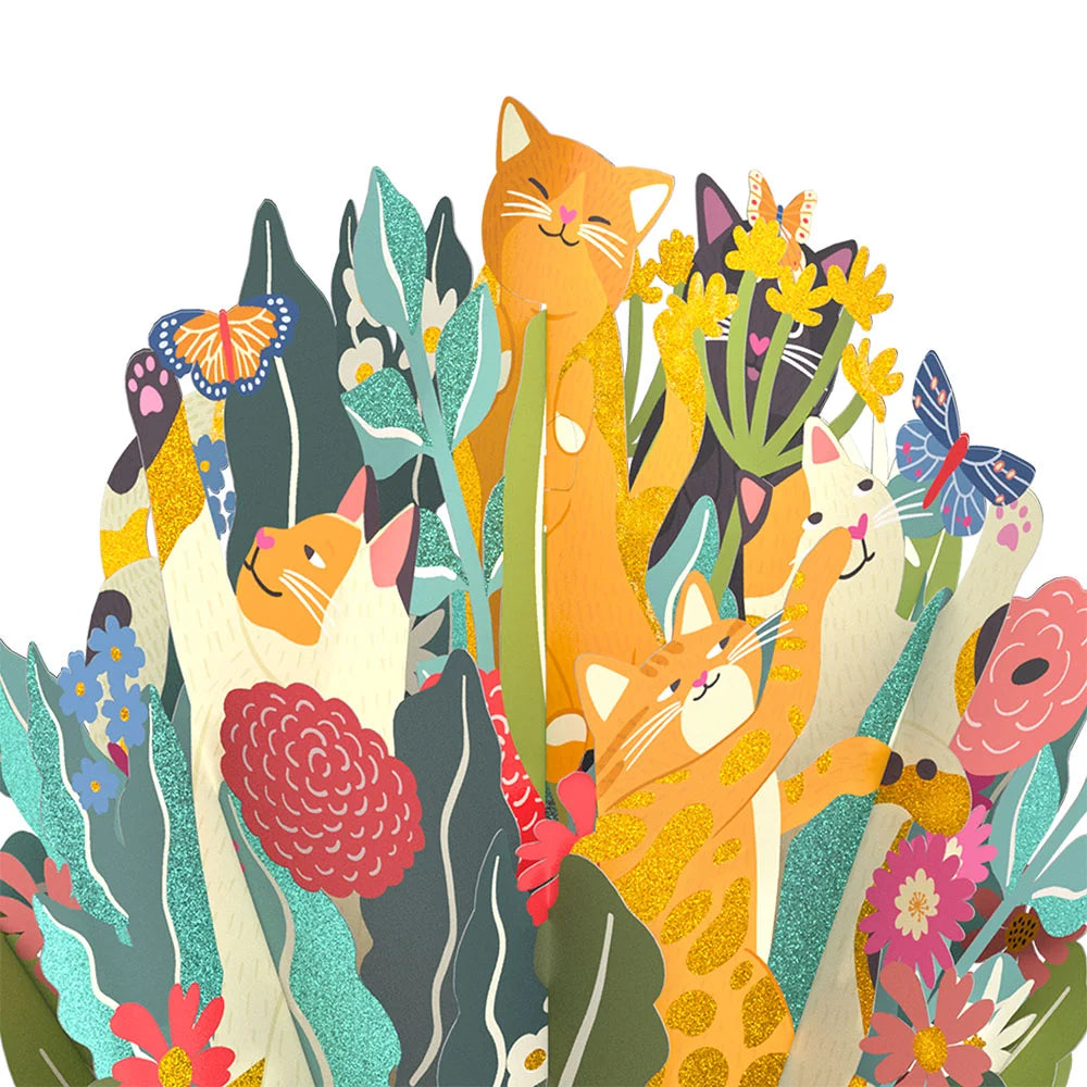 Lovepop Feline Fancy Glitter Bouquet