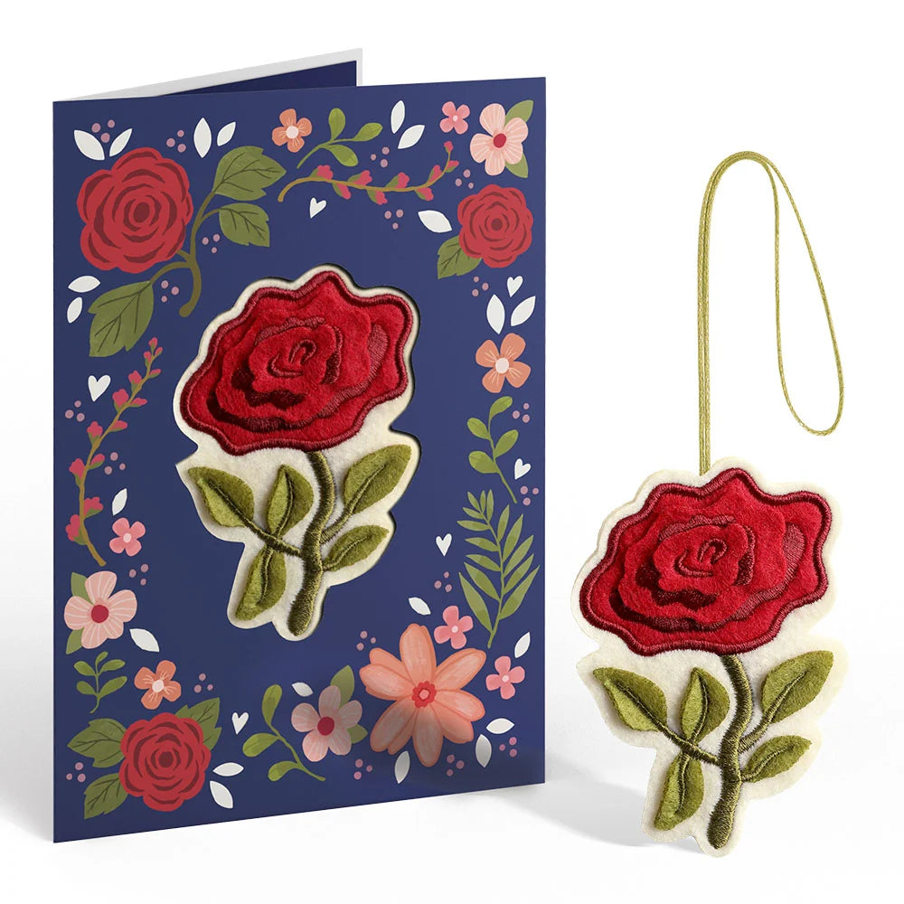 Lovepop Everlasting Rose HeartFelt Charm Card