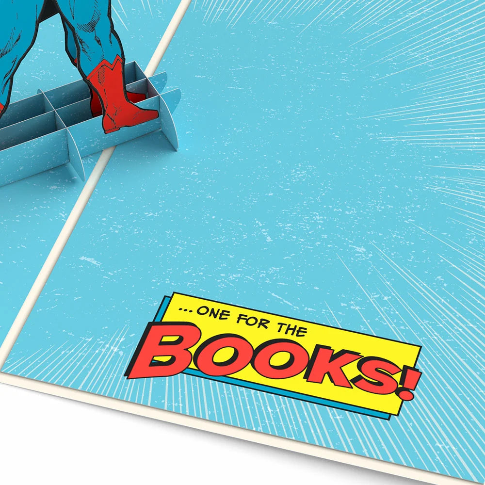 Lovepop Superman Comic Book Birthday Pop-Up Card