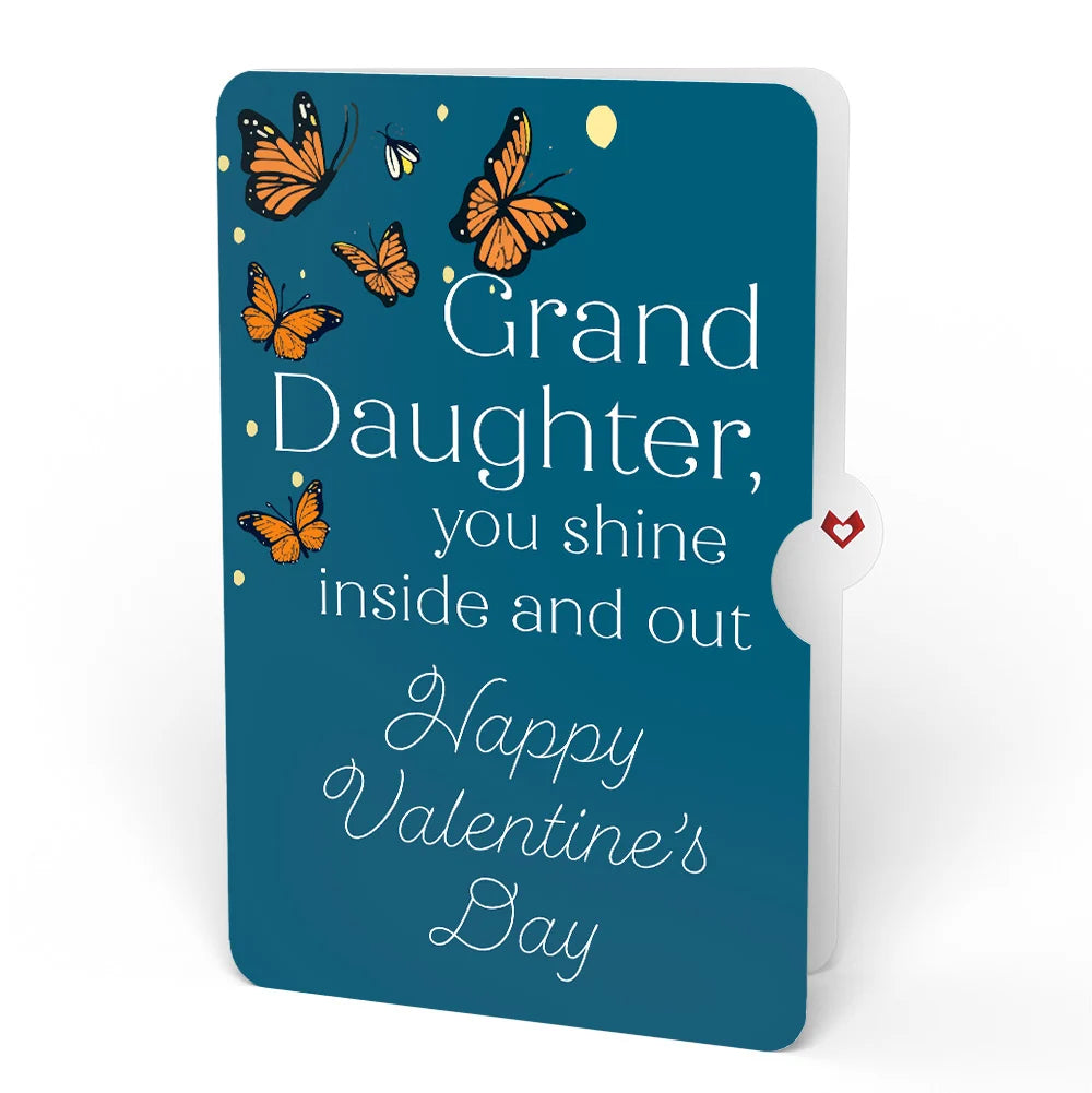 Lovepop Thinking of You Butterfly Jar Valentine Light-Up Pop-Up Card and Sentiment Set for Granddaughter